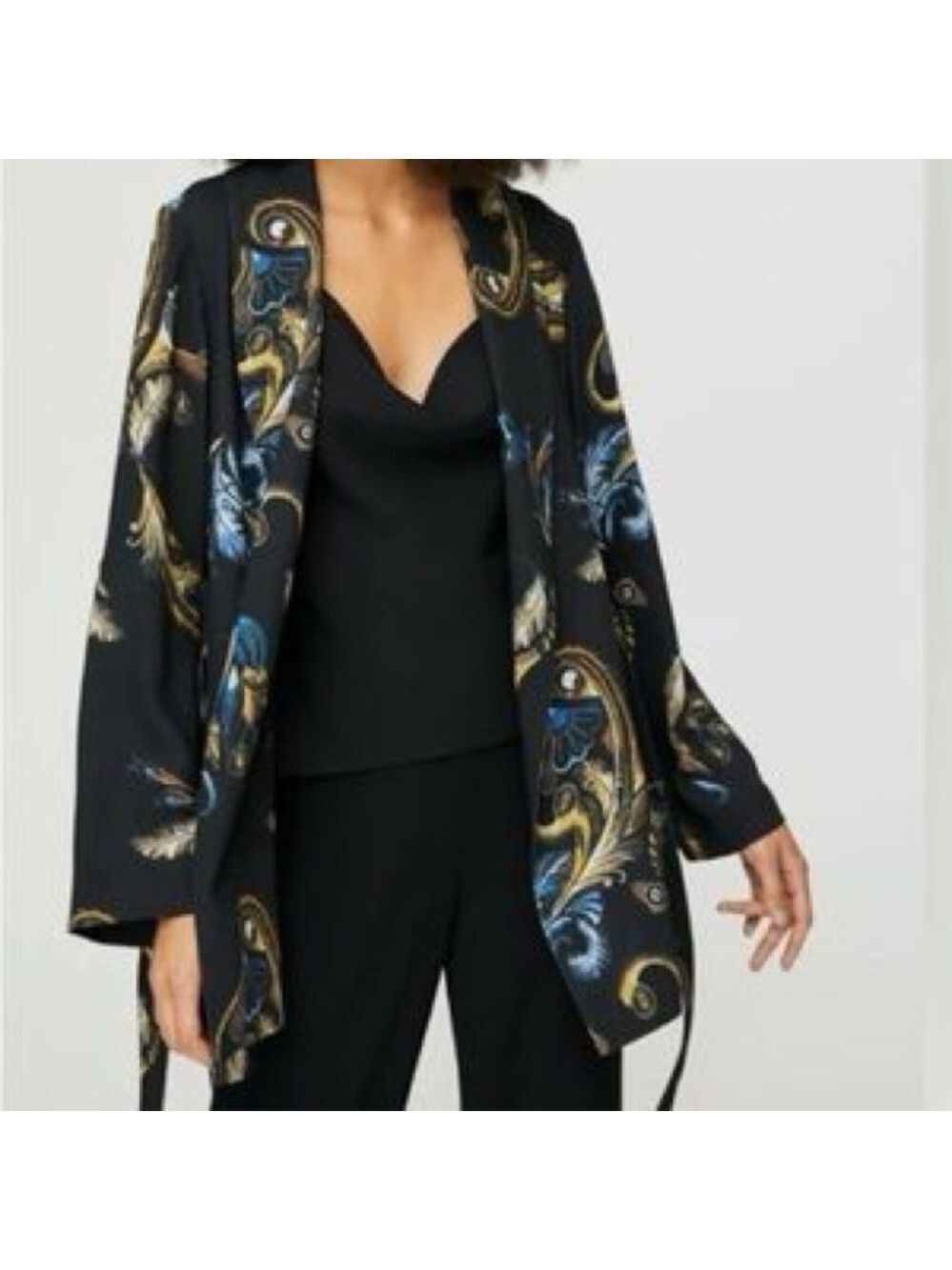 Aritzia Babaton Mid-Length Kahlo Robe Sz XXS